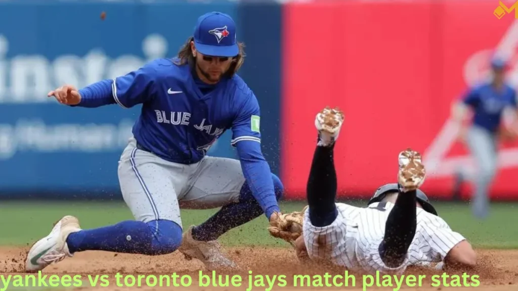 yankees vs toronto blue jays match player stats